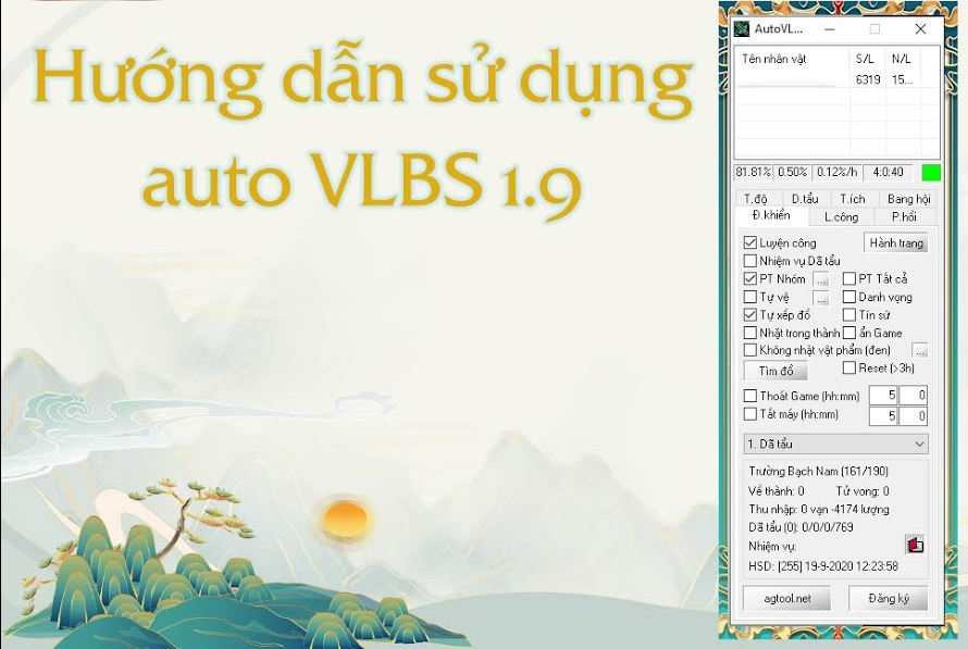 Hướng dẫn tân thủ - Khởi động Auto Train